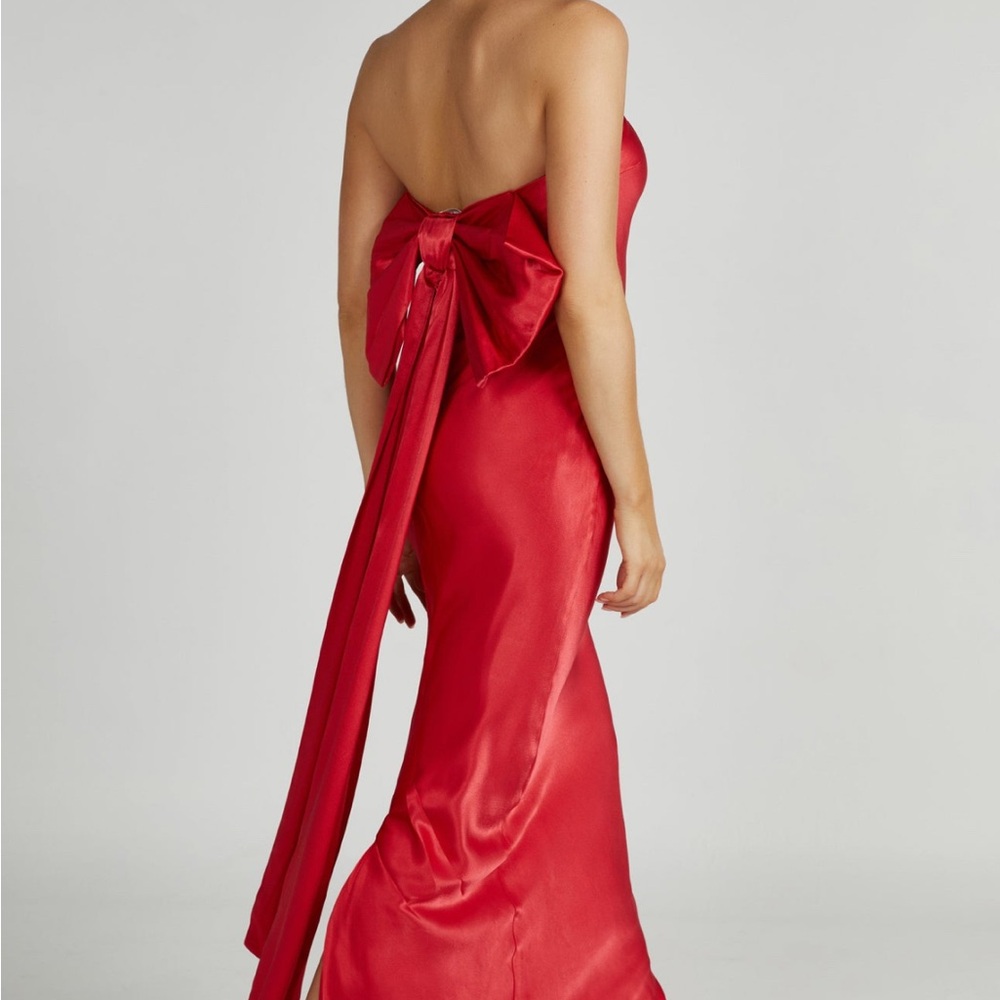 Meshki red maxi dress